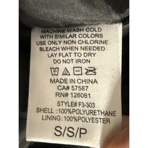 Reason Men's Pit Crew Racing Jacket - Black/Red Sz Small - Picture 8 of 9